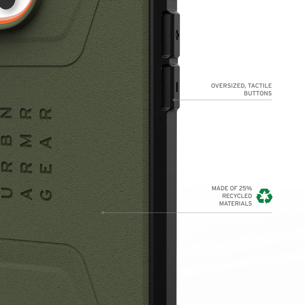 UAG iPhone 16 Pro Magsafe Civilian Case (Olive Drab)