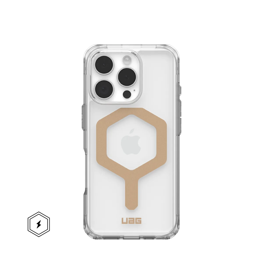 UAG iPhone 16 Pro Magsafe Plyo Case (Ice/Gold)