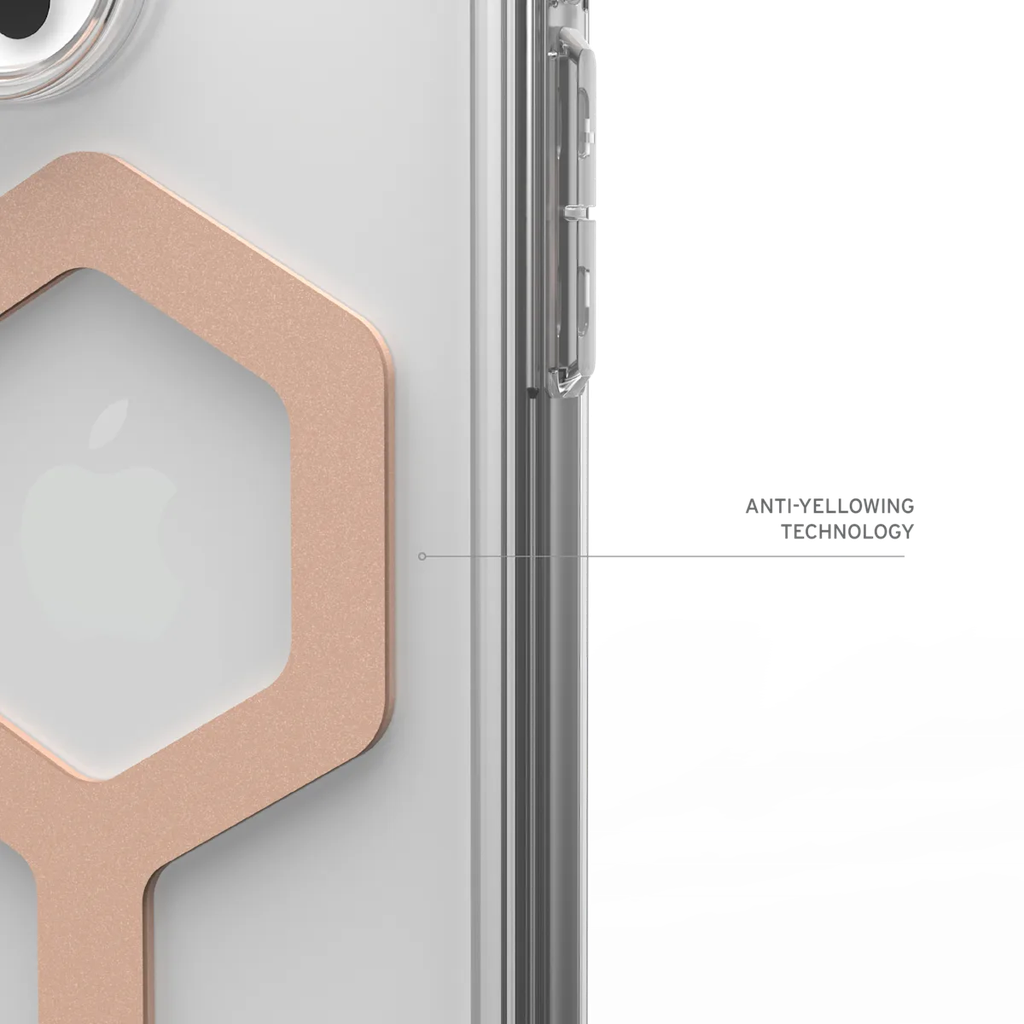 UAG iPhone 16 Pro Magsafe Plyo Case (Ice/Rose Gold)