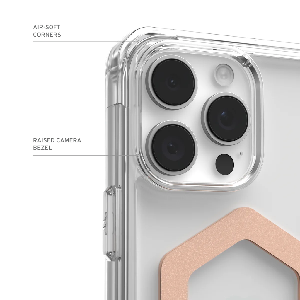 UAG iPhone 16 Pro Magsafe Plyo Case (Ice/Rose Gold)
