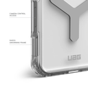 UAG iPhone 16 Pro Magsafe Plyo Case (Ice/Silver)