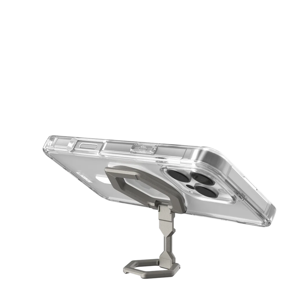 UAG iPhone 16 Pro Max Plyo MagSafe Bundle Ice White/Titanium Stand