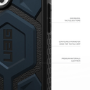 UAG iPhone 16 Pro Monarch Pro Magsafe Case blue