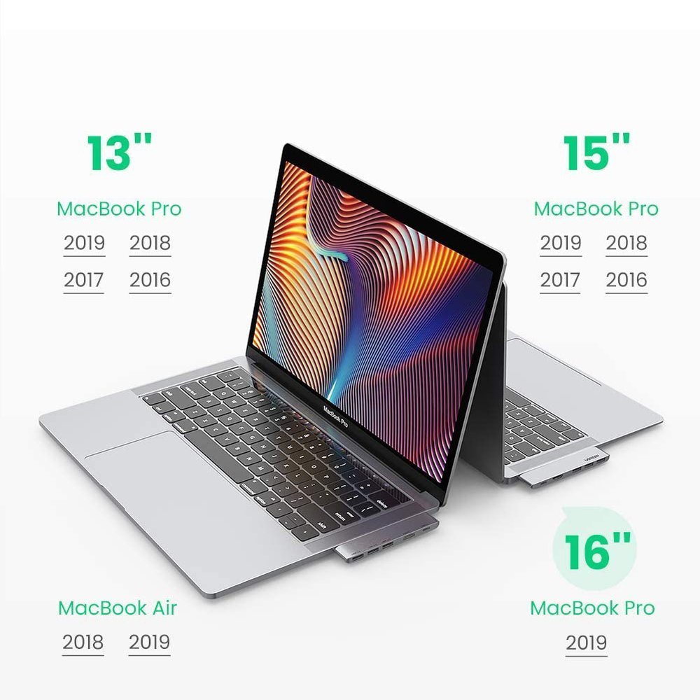 UGREEN - USB -C MULTIFUNCTION ADPTER - SPASE GRAY