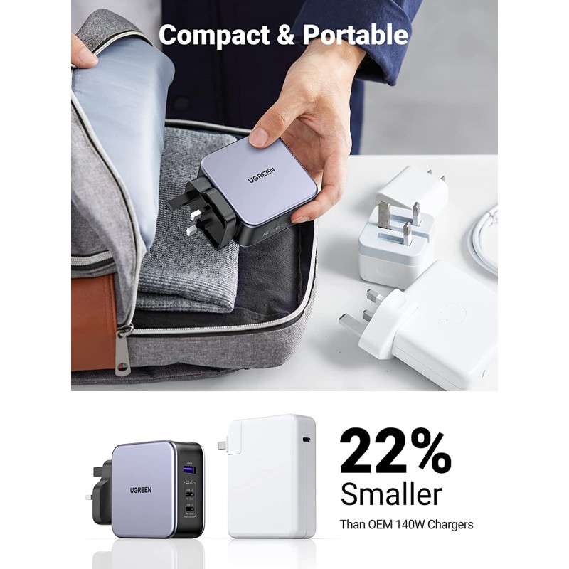 UGREEN GaN Fast Charger 140w with cable