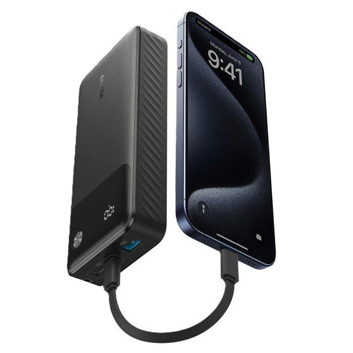 Anker Power Bank (20K, 30W) -Black