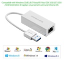 UGREEN USB 3.0 Gigabit Ethernet Adapter (White)