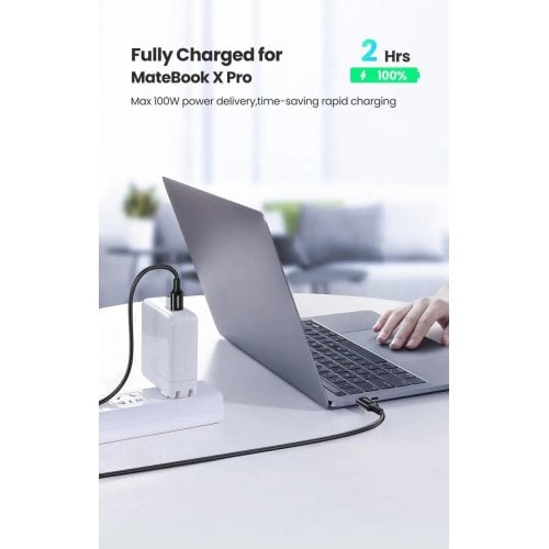 UGREEN USB-C 2.0 Charging Cable 100W 1m (Black)US300