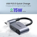 UGREEN USB-C One-Two Converter CM232