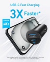 Anker PowerDrive Car Charger 30W, 2Ports - Black