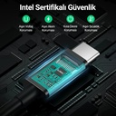 UGREEN USB-C to USB-C Thunderbolt 4 Cable 0.8m (Black)US501