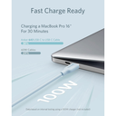 Anker PowerLine III Flow USB-C To USB-C 100W (0.9m/3ft) -Blue