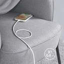 Anker PowerLine III Flow USB-C With Lightning Connector 0.9m - White