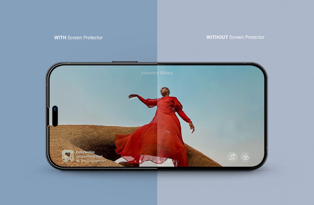 UNIQ OPTIX CLEAR IPHONE 13 PRO MAX 14 PLUS 6.7 MAX (2022) GLASS SCREEN PROTECTOR