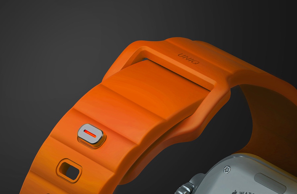 UNIQ STRIDE SE FKM RUBBER APPLE WATCH STRAP 42/41/40MM - LUME (LUME)