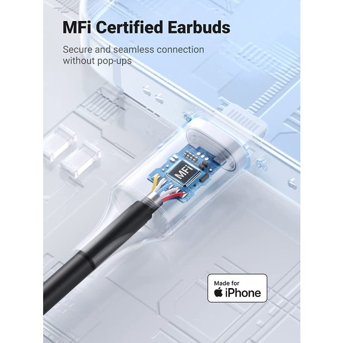 Ugreen In Ear Earphone With Lightning Connector