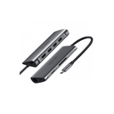 Ugreen USB C Hub 9 IN 1 Type-C to HDMI +USB 3.0*3 +PD power Converter - Grey