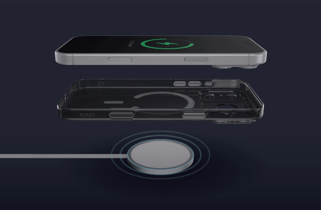 Uniq Airsuit MagSafe Case for iPhone 17 Pro - Glossy Smoke