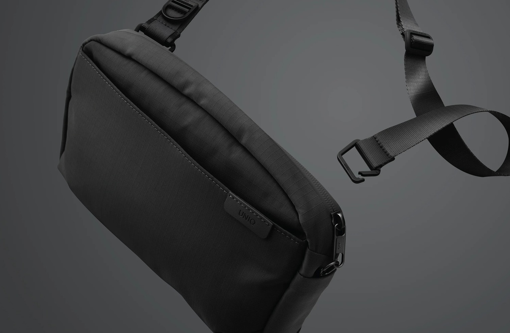 Uniq Arden RPET RipStop Sling Bag 2L -Midnight Black