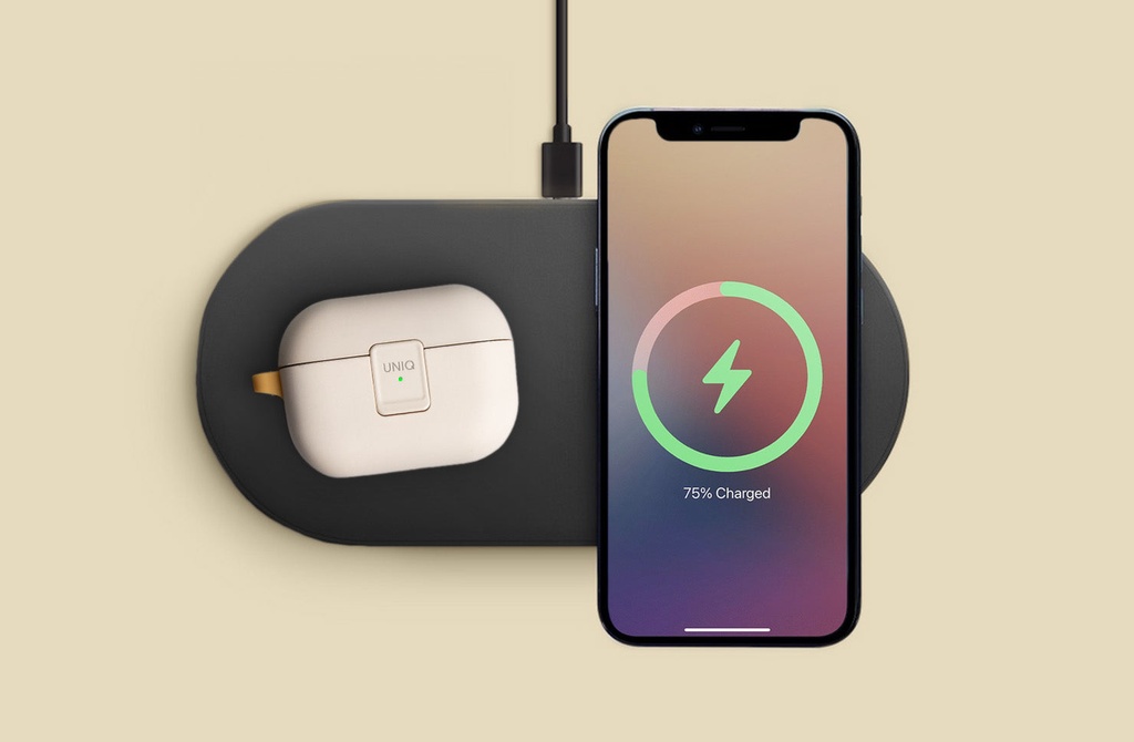 Uniq Clyde Lock Case for Airpods Pro 2 - Charcoal / Dark Grey