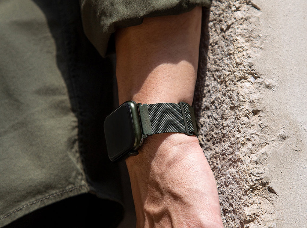 Uniq Dante Milanese Mesh Steel Strap for Apple watch 42/44/45mm - Starlight 