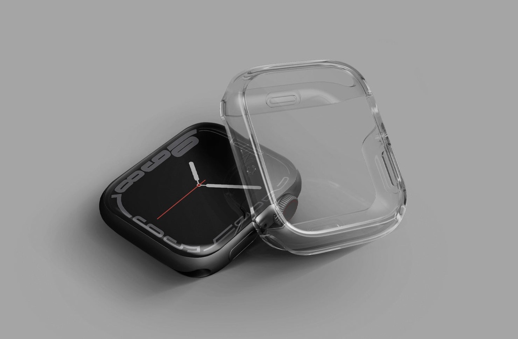 Uniq Dual Glase Case for Apple Watch 41mm - Clear / Smoke 