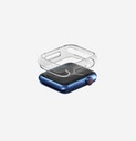 Uniq Dual Glase Case for Apple Watch 45mm - Clear / Smoke 