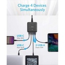 Anker Powerport Atom III 65W Slim - Black Fabric