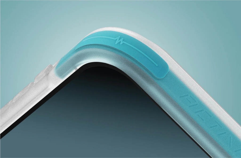 Uniq Hybrid Combat Active MagSafe Case for iPhone 17 Pro - Frost Clear / Lume Light