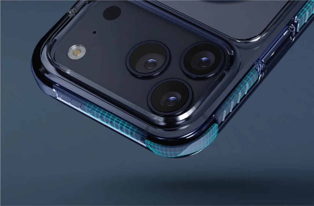 Uniq Hybrid Combat MagSafe Case for iPhone 17 Pro - Navy Blue