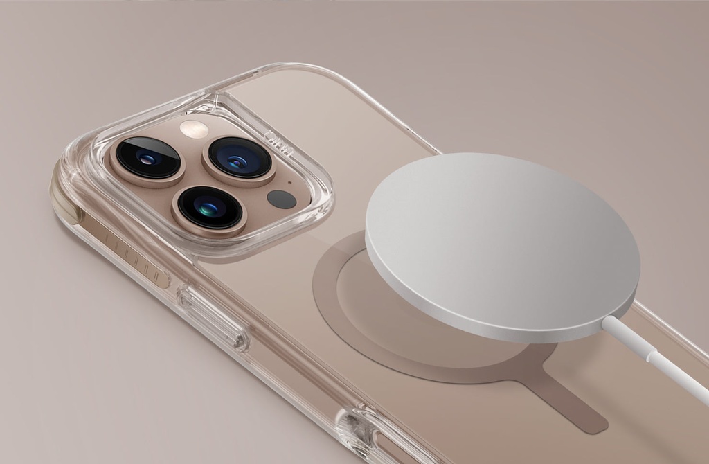 Uniq Hybrid Combat Magsafe Case For Iphone 16 Pro - Taupe Gold