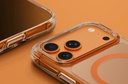 Uniq Hybrid Lifepro Xtreme Magsafe Case for iPhone 17 Pro Max - Frost Clear / Volt Orange