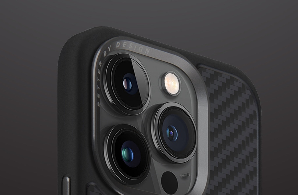 Uniq Keva MagSafe Case for iPhone 15 Pro - Carbon Black 