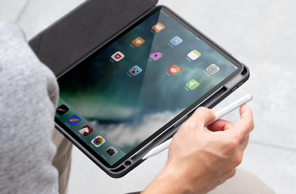 Uniq Moven Case for iPad Air 11" M2 6th Gen - Charcoal Grey