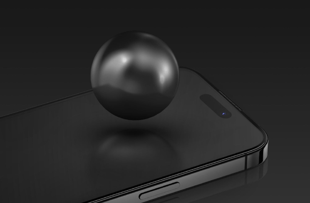 Uniq Optix Vivid Clear Glass Screen Protector for iPhone 16 Pro