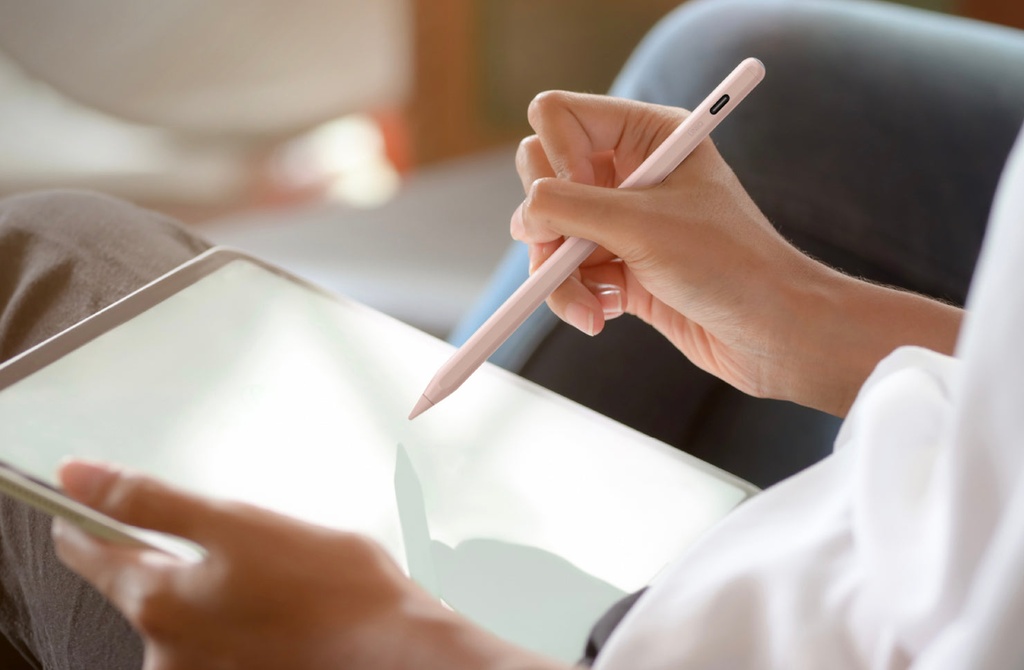 Uniq Pixo Pro Magnetic Stylus With Wireless Charging for iPad - Dark Grey(e)