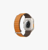 Uniq Revix Premium Edition Reverible Strap For Apple Watch 49/45/44/42mm - Saffron Orange / Khaki
