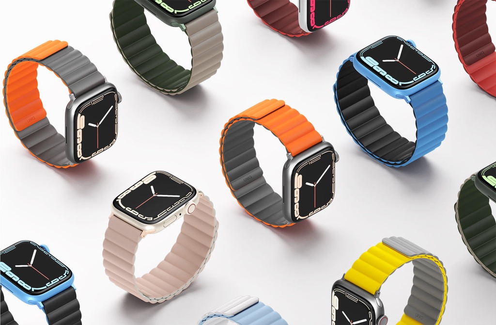 Uniq Revix Reversible Magnetic for Apple Watch Strap 38/40/41mm Arctic (White/Blue) 