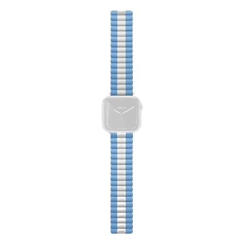 Uniq Revix Reversible Strap for Apple Watch World Cup Edition 42/44/45mm - Argentina (White) 