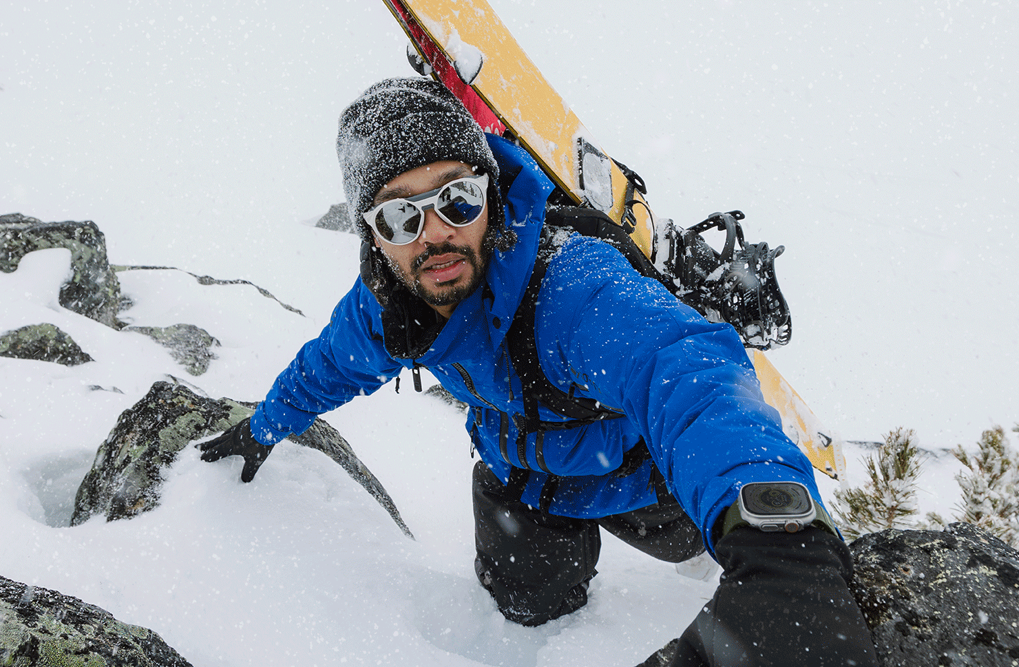 Uniq Stride FKM Strap for Apple Watch 49/45/44mm - Midnight Black