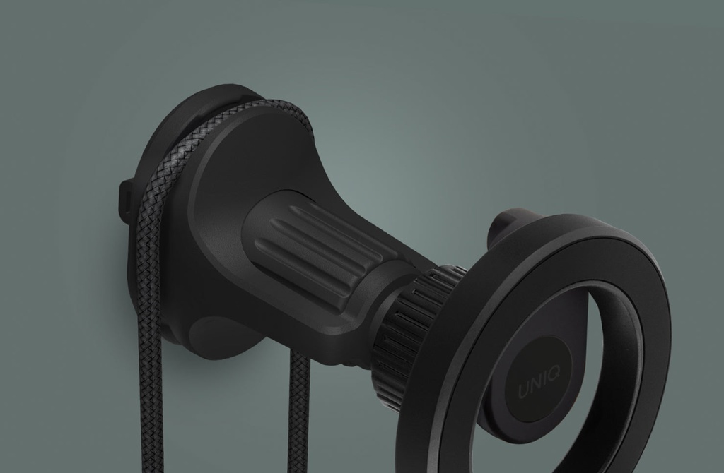 Uniq Trelix Magnetic Air Vent Car Mount - Midnight Black