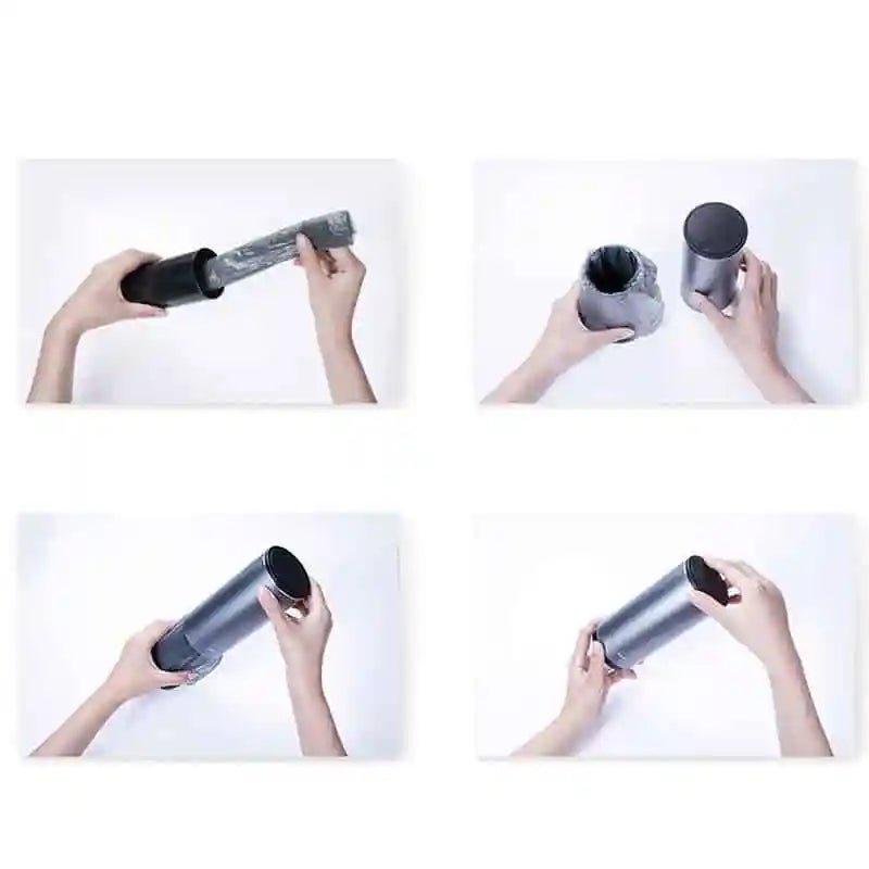 baseus gentleman style vehicle-mounted trash can with nag