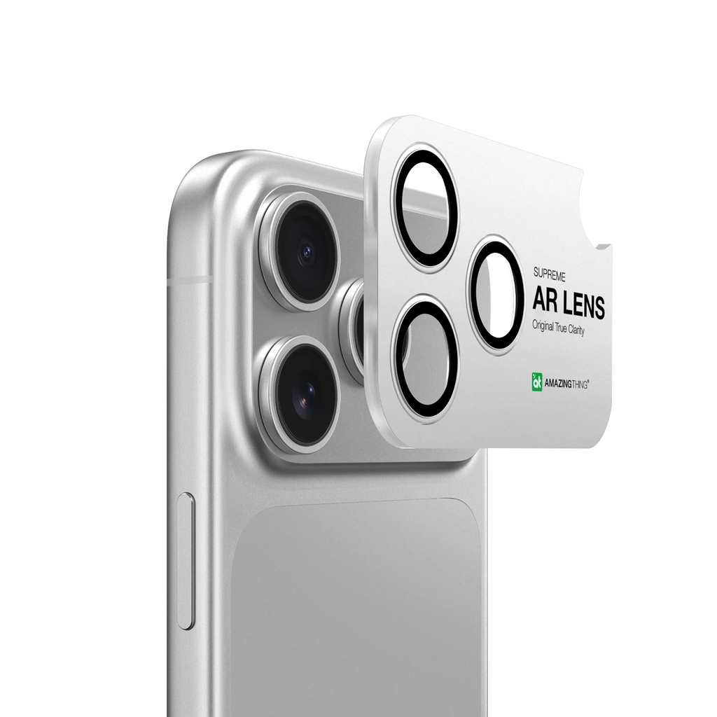 AMAZINGTHING IPHONE 17 PRO 6.3 / 17 PRO MAX 6.9 AR 3 LENS GLASS (Color: SILVER)"