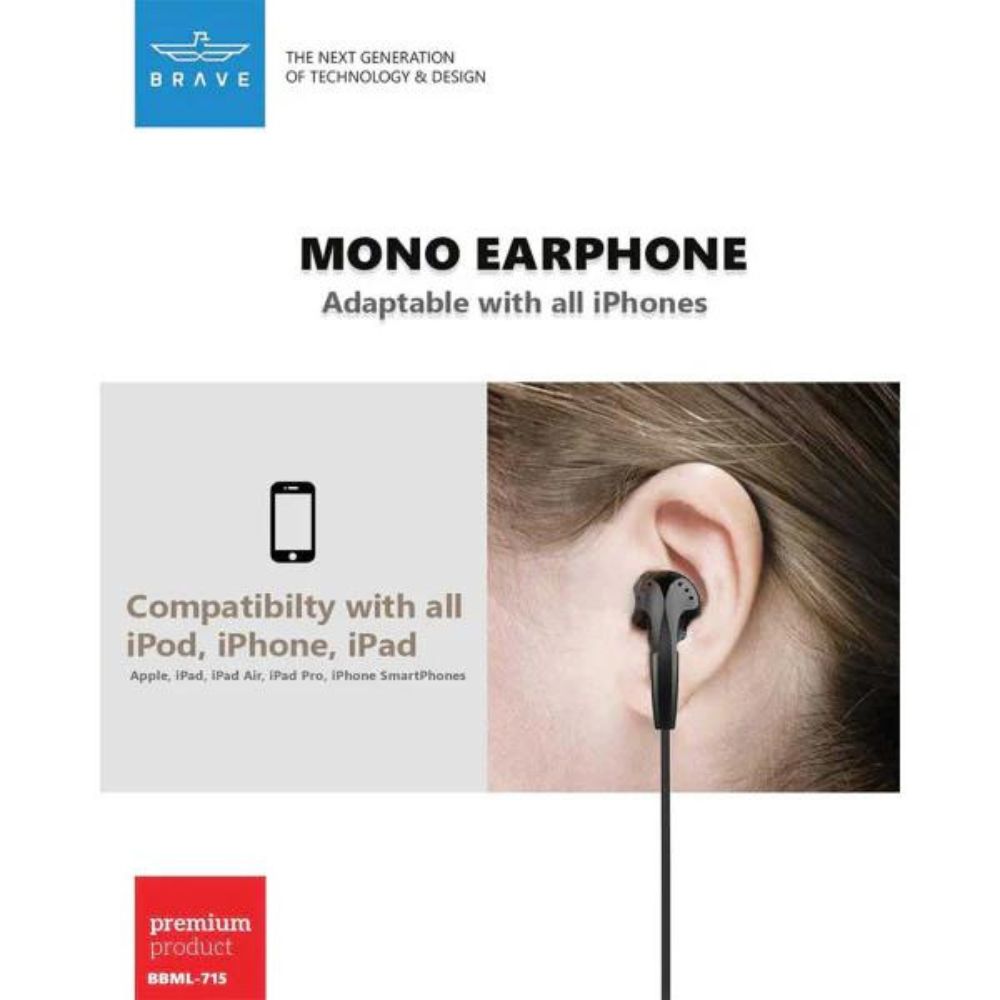BRAVE Mono Earphone lightning
