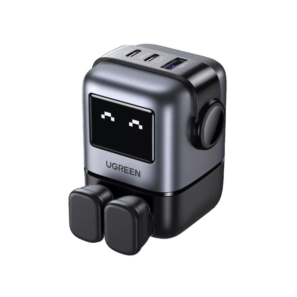 UGREEN Nexode 65W 3-Port GaN Fast Charger Pnk Ble UK35857