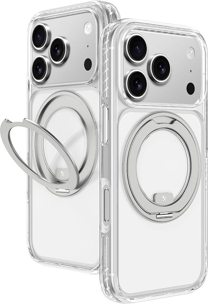AMAZINGTHING TITAN PRO MAGSPIN DROP PROOF CASE FOR IPHONE 17 PRO MAX 6.9 (Color: CLEAR)