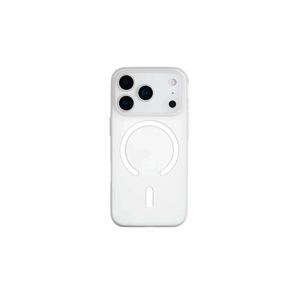 Drip Case Frosted Air phone Case magsafe 17 Pro Max White