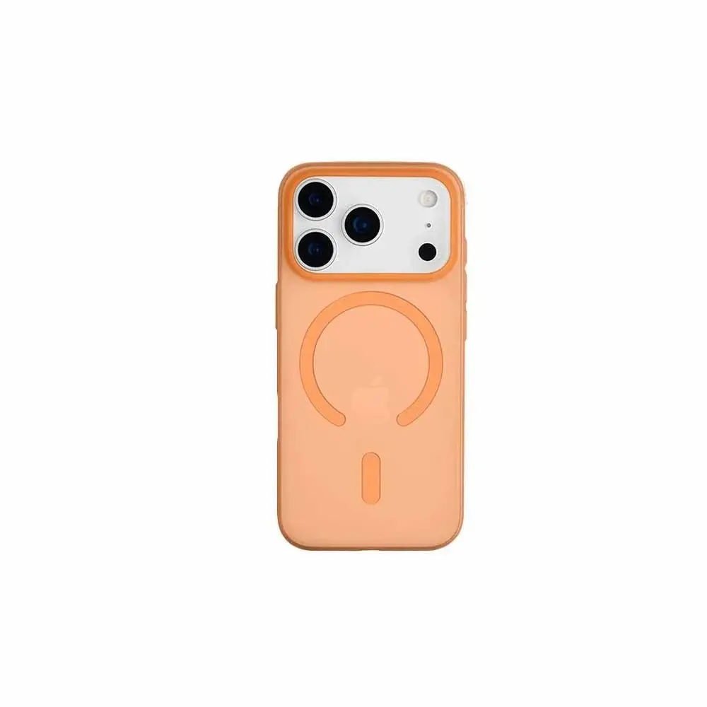 Drip Case Frosted Air phone Case magsafe 17 Pro Orange