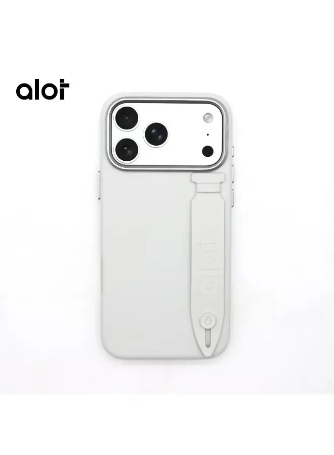 كفر alot Nblel MagSafe فخم وأنيق بتصميم Frameless لـ iPhone 17 Pro - أبيض