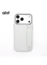 كفر alot Nblel MagSafe فخم وأنيق بتصميم Frameless لـ iPhone 17 Pro - أبيض